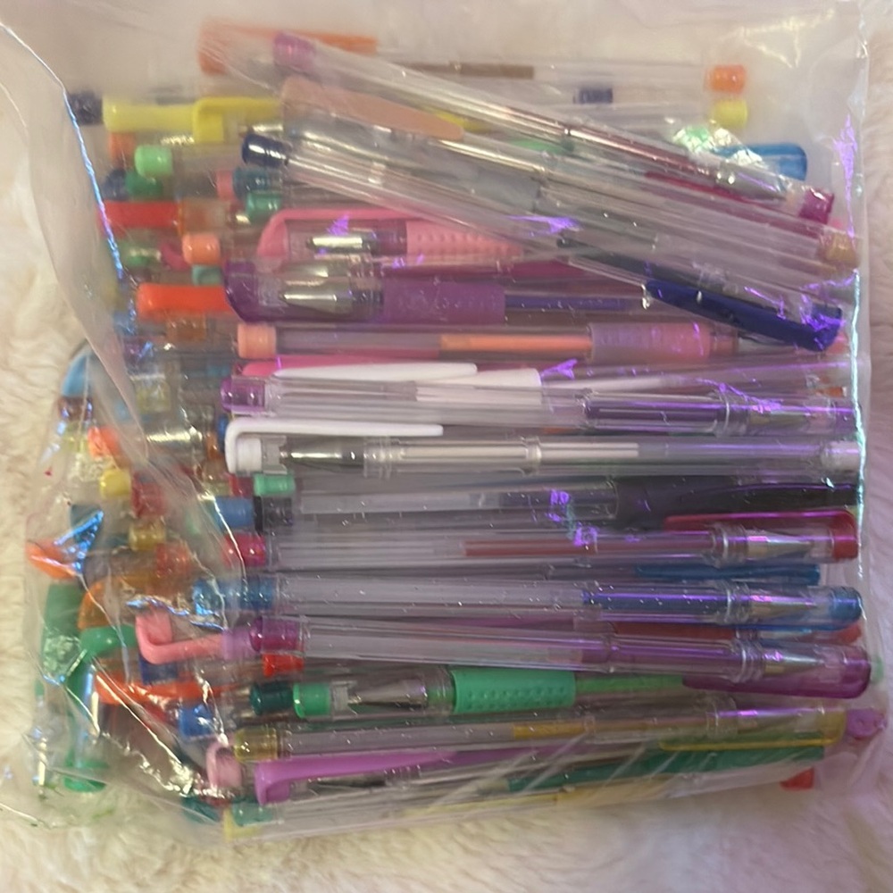 Assorted Color Gel Pens Set 50pc